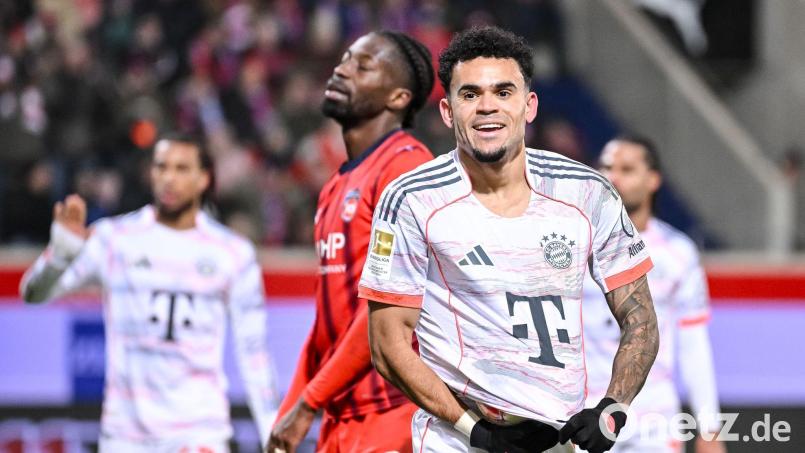 Bayern-Stürmer Luis Díaz ist nun auch unter die Sänger gegangen. (Archivbild) Bild: Harry Langer/dpa