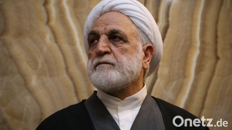 Kündigt hartes Vorgehen gegen Proteste an: Irans Justizchef Gholam-Hussein Mohseni-Edschehi (Archivbild). Bild: Rouzbeh Fouladi/ZUMA Press Wire/dpa