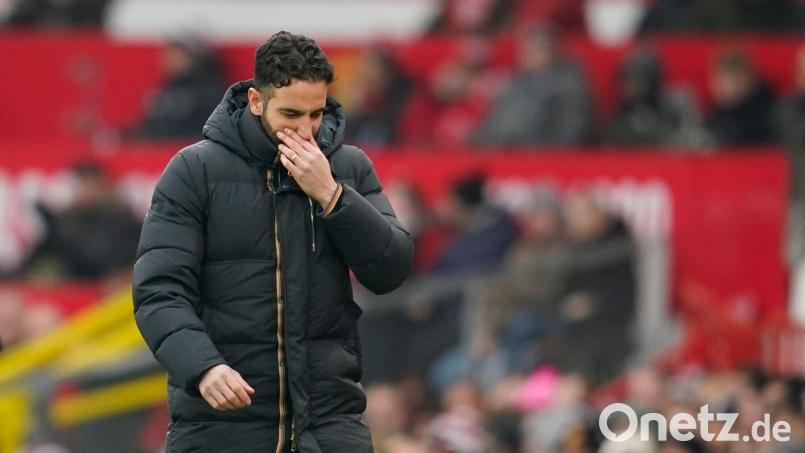 Ruben Amorim ist nicht länger Trainer von Manchester United. (Archivbild) Bild: Dave Thompson/AP/dpa