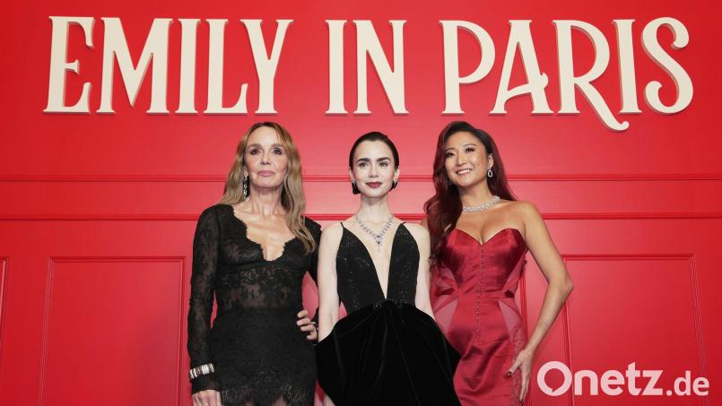 Netflix hat eine sechste Staffel der Hit-Serie „Emily in Paris“ angekündigt. (Archivbild) Bild: Aurelien Morissard/AP/dpa