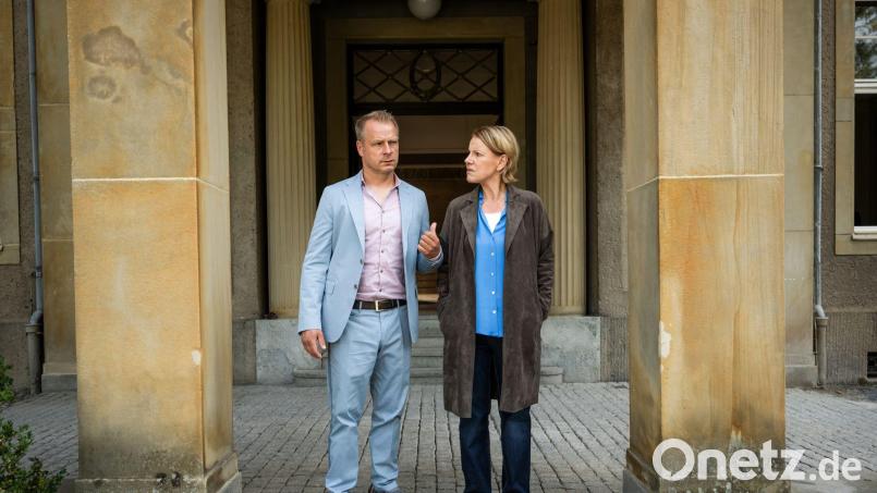 Marie Brand (Mariele Millowitsch) und Jürgen Simmel (Hinnerk Schönemann) ermitteln wieder. Bild: Martin Valentin Menke/ZDF/dpa