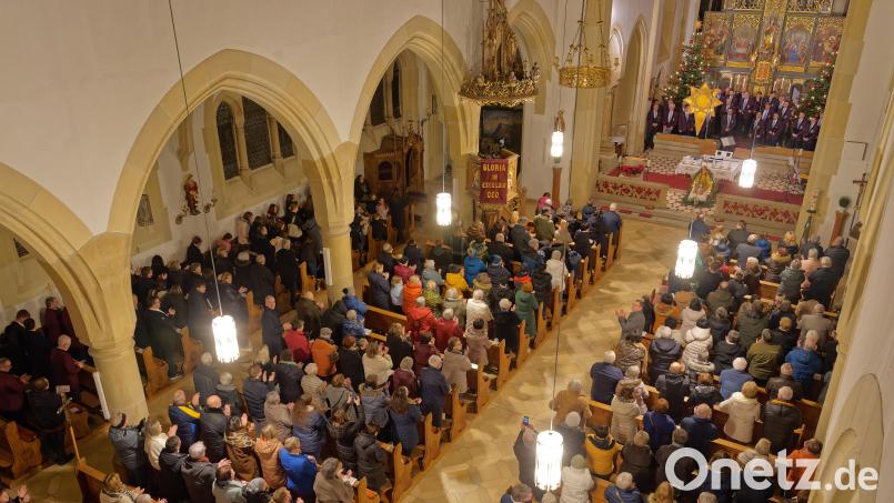Zum Abschuss des Jubiläumsjahres veranstaltete der Männergesangverein Pleystein ein Konzert in der
Stadtpfarrkirche Pleystein. Bild: Thomas Enslein/Fotoclub Pleystein