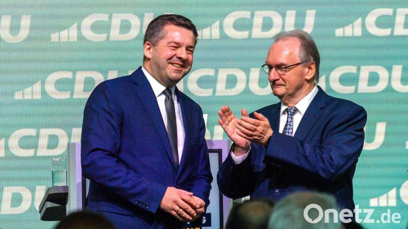 Sven Schulze (CDU) will im Januar Ministerpräsident werden und auf Reiner Haseloff (CDU) folgen. (Archivbild) Bild: Klaus-Dietmar Gabbert/dpa