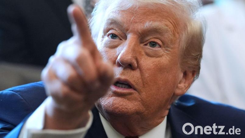Donald Trump will 200 Milliarden Dollar für den Kauf von Hypothekenanleihen ausgeben. (Archivbild) Bild: Evan Vucci/AP/dpa
