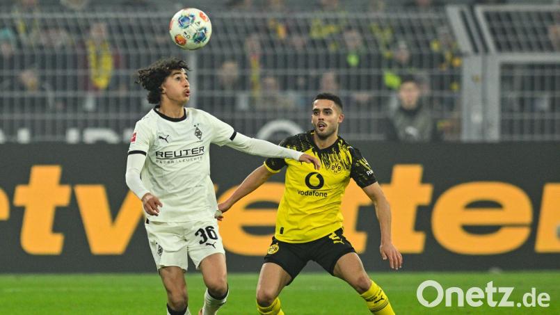 Mit Wael Mohya (l) verknüpft Borussia Mönchengladbach große Hoffnungen. (Archivbild) Bild: Bernd Thissen/dpa