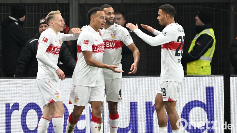 Jamie Leweling (2.v.l). schließt einen Wechsel im Winter aus. Bild: Federico Gambarini/dpa