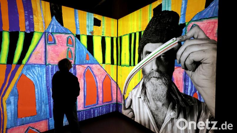 Die erste Ausstellung im Lindauer Kunstforum Hundertwasser haben mehr als 100.000 Menschen besucht. (Archivbild) Bild: Karl-Josef Hildenbrand/dpa