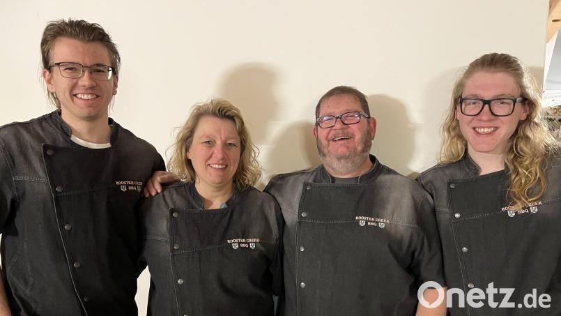 Daniel, Heike, Jürgen und Simon Klober haben die Frohnbergwirtschaft gepachtet. Bild: mma