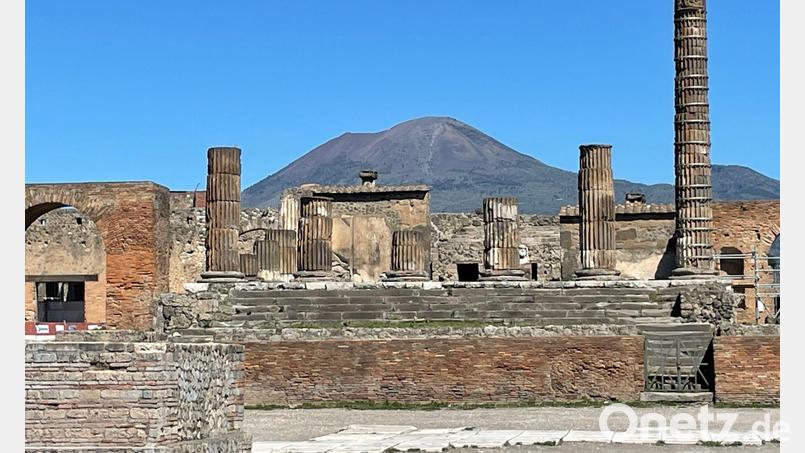 Bergauf ging es mit der Wasserqualität in den Bädern der antiken Stadt am Fuße des Vesuvs erst, nachdem die Römer ein Aquädukt gebaut hatten. (Archivfoto) Bild: dpa