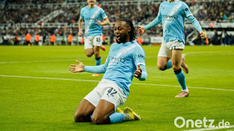 Erst seit ein paar Tagen im Team und schon der Matchwinner: Antoine Semenyo. Bild: Dave Thompson/AP/dpa