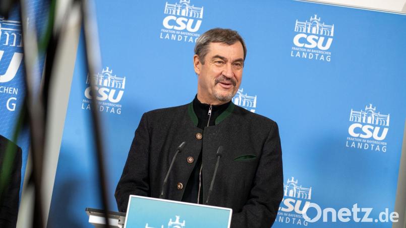 Markus Söder will Bundesländer zusammenlegen. Bild: Pia Bayer/dpa