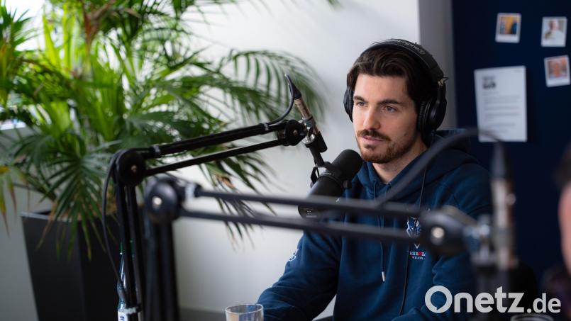 Blue-Devils-Neuzugang Alex-Olivier Voyer war zu Gast in der neuen Folge des Podcasts "Powerplay". Bild: Noah Wegmüller-Kocher