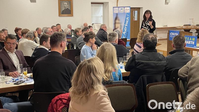Gut besuchter Neujahrsempfang der CSU Auerbach im Kolpingsaal Bild: Klaus Riede