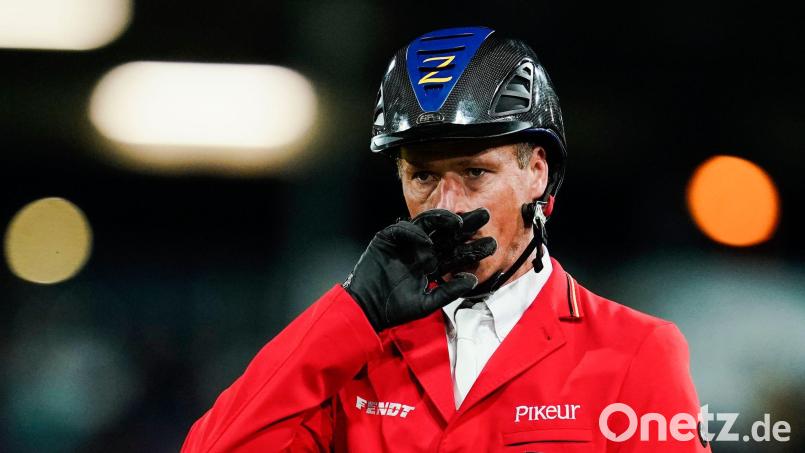 Betrauert sein Pferd D'Aganix: Christian Ahlmann. (Archivbild) Bild: Uwe Anspach/dpa