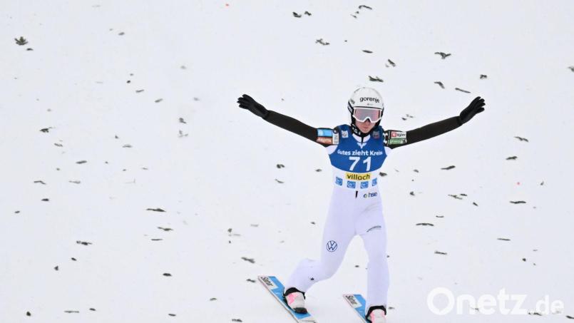 Nika Prevc war erneut nicht zu schlagen. (Archivbild) Bild: Barbara Gindl/APA/dpa