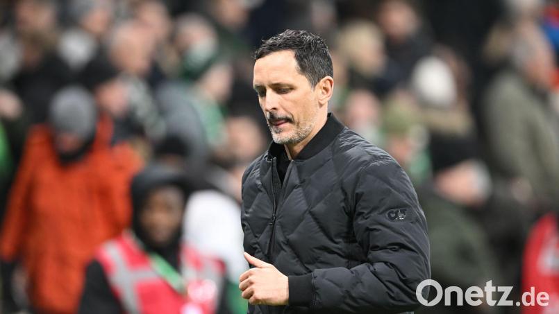 Muss er bald gehen? Eintracht Frankfurts Cheftrainer Dino Toppmöller. Bild: --/dpa