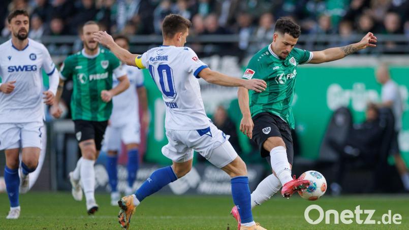 Marvin Wanitzek (10) war der Karlsruher Matchwinner. Bild: Friso Gentsch/dpa