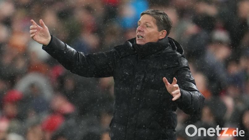 Oliver Glasner soll einem neuen Bericht des Guardian zufolge bis zum Saisonende bei Crystal Palace bleiben dürfen. Bild: Jon Super/AP/dpa