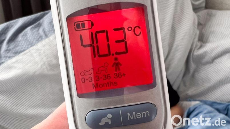 Ein Fieberthermometer misst erhöhte Temperaturen, ist aber nicht dafür vorgesehen, in den Backofen gelegt zu werden. Das musste nun auch ein Neunjähriger aus Schwandorf erfahren. Symbolbild: Julian Stratenschulte/dpa