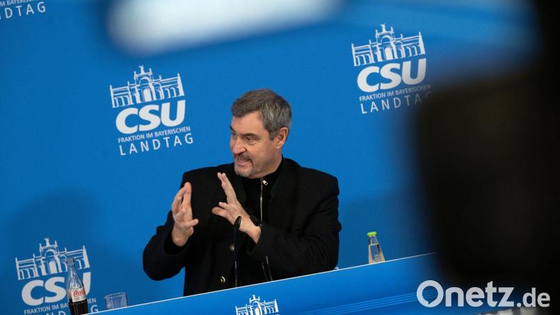 Will Länder fusionieren: Markus Söder. Bild: Pia Bayer/dpa