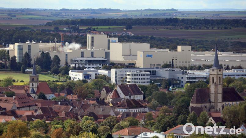 Der Baustoffhersteller Knauf plant mit einem anderen Unternehmen eine Gipsrecycling-Anlage in Mittelfranken. (Archivbild) Bild: Karl-Josef Hildenbrand/dpa