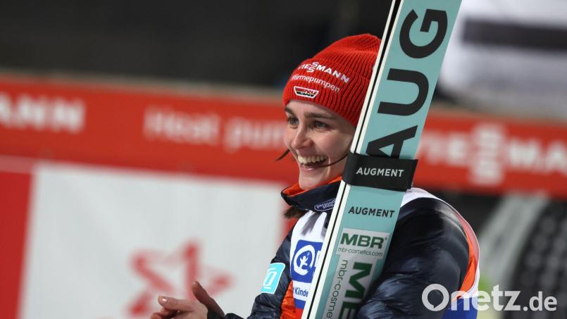 Selina Freitag war in Zao die beste deutsche Springerin. (Archivbild) Bild: Karl-Josef Hildenbrand/dpa