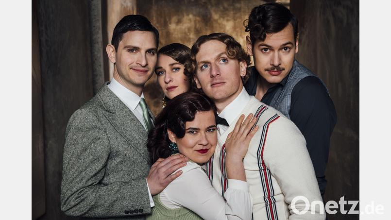 „Die Damen und Herren Daffke“ präsentieren Chansons und Lieder jüdischer und verfemter Komponistinnen und Komponisten aus dem Berlin der 1920er Jahre. Bild: Thomas Victor/exb