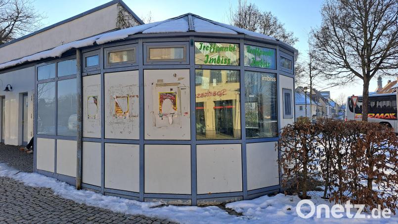 Aus dem bisherigen Kiosk (Bild) am Primanusplatz soll ein Infopoint werden. Bild: Jasmin Bauer