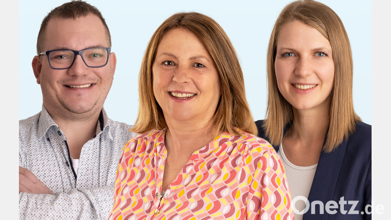 Der AfD-Kreisverband Weiden – Neustadt a. d. Waldnaab – Tirschenreuth hat seine Kandidatenliste für den Gemeinderat Floß vorgestellt. Auf dem Bild von links nach rechts: Dennis Lange, Erika Löw und Tanja Löw. Bildmontage:  Privat/AfD KV-Weiden