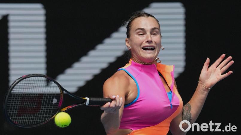 Die Weltranglisten-Erste Aryna Sabalenka steht in Melbourne in Runde drei. Bild: Dita Alangkara/AP/dpa