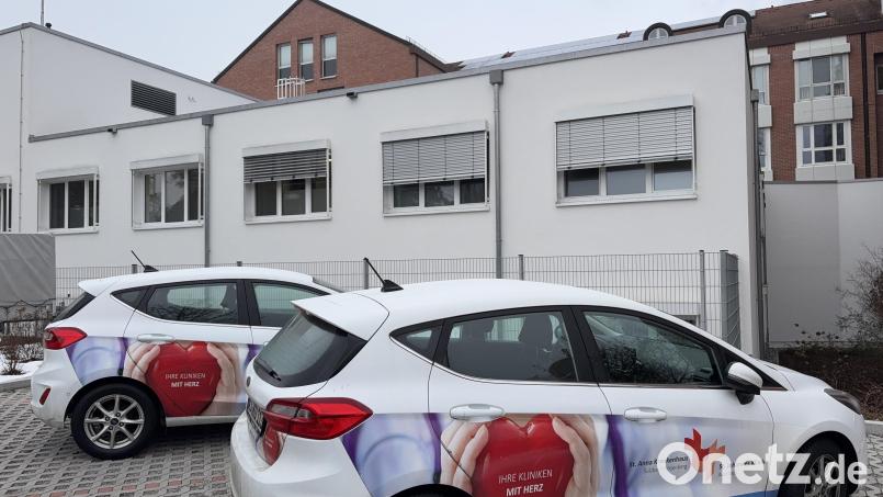 Die neue Akutgeriatrie ist im Modulbau eingezogen, wo früher übergangsweise die Intensivstation beheimatet war. Bild: ge