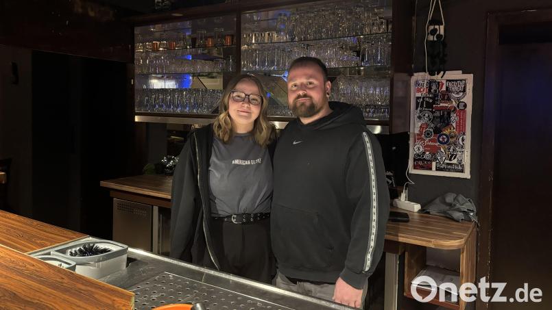 Lea Wenzel und Sebastian Pfab. Bild: mcl