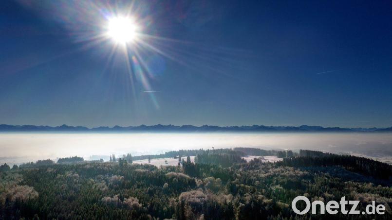 Sonne dominiert heute das Wetter in Bayern. (Archivbild) Bild: Karl-Josef Hildenbrand/dpa