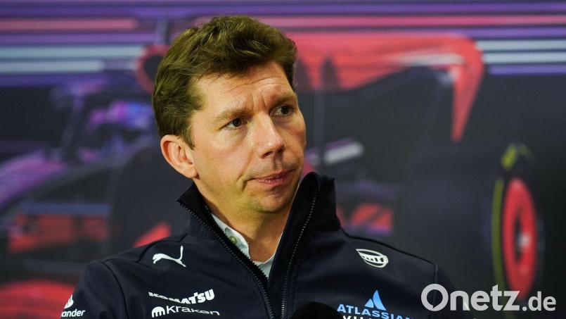 Sorgenfalten bei Williams-Teamchef James Vowles. (Archivbild) Bild: David Davies/PA Wire/dpa