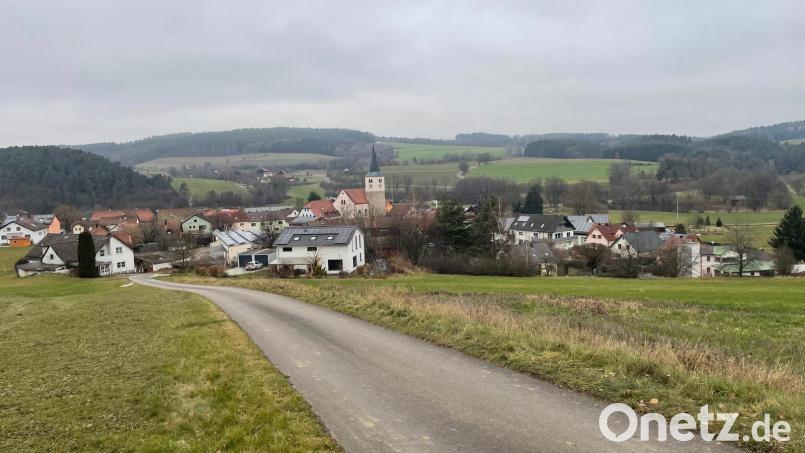 Das Baugebiet Pertolzhofen liegt am Ortsende in Richtung Wagnern. Bild: wel