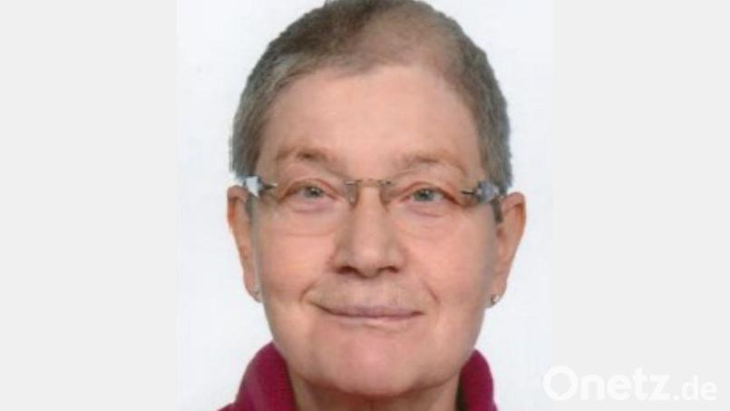 Das Bild zeigt die Vermisste Karin Velmanns - die Dame hat mittlerweile längeres gewelltes Haar. Bild: Polizeiinspektion Hof