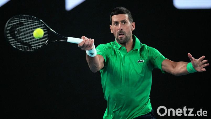 Novak Djokovic sammelt auch mit 38 Jahren weiter Rekorde. Bild: Dita Alangkara/AP/dpa