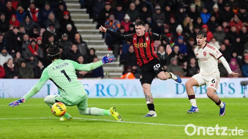 Der FC Liverpool geriet in Bournemouth in der ersten Halbzeit mit 0:2 in Rückstand. Bild: Adam Davy/PA Wire/dpa