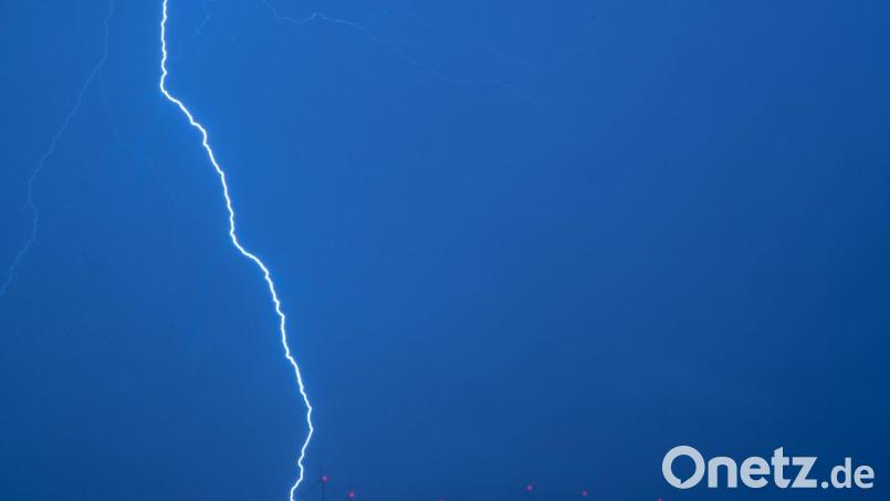 Bei einer Demo für Ex-Präsident Jair Bolsonaro trifft ein Blitz zahlreiche Menschen in Brasília. (Archivbild) Bild: Jens Büttner/dpa-Zentralbild/dpa