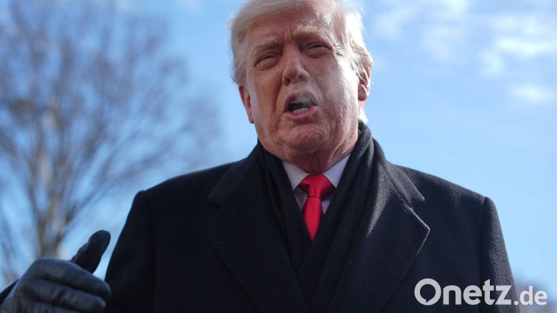 Kuba steht nach seinen Worten kurz vor dem Zusammenbruch - US-Präsident Donald Trump. Bild: Evan Vucci/AP/dpa