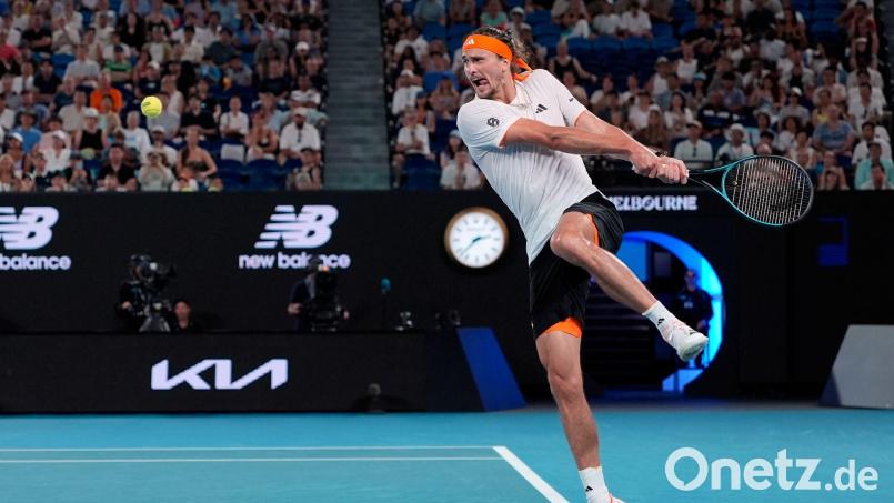 Alexander Zverev hat mit seinen starken Leistungen in Melbourne auch Boris Becker überzeugt. Bild: Asanka Brendon Ratnayake/AP/dpa