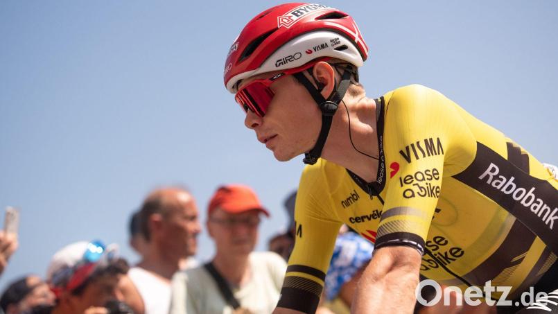 Vingegaard stürzte im Training. (Archivbild) Bild: Marco Alpozzi/LaPresse via ZUMA Press/dpa