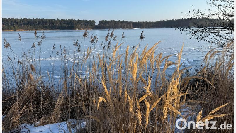 Still und starr ruht der See: Die Pläne für das "NEW-SeeLAND" am Dießfurter Freizeitsee liegen auf Eis. Bild: Gabi Schönberger