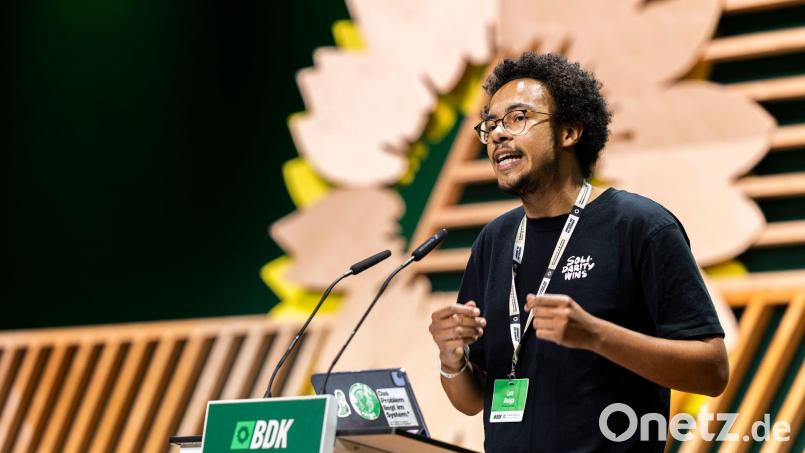 Entschuldigte sich nach dem umstrittenen Video: Grüne-Jugend-Chef Luis Bobga. (Archivbild) Bild: Michael Matthey/dpa