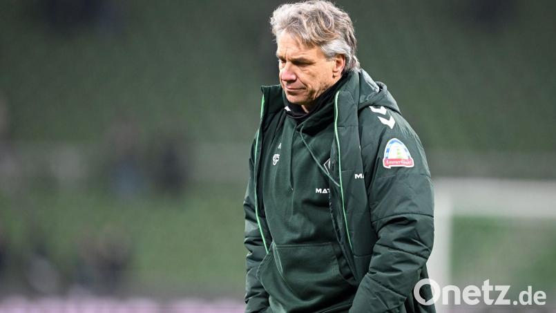 Werder-Trainer Horst Steffen. Bild: Carmen Jaspersen/dpa