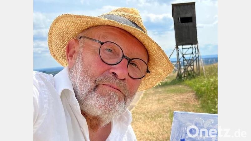 In der zweiten Hälfte der Stadttheater-Spielzeit stellt Peter Angermann einen Querschnitt seiner Gemälde als "Kunst im Foyer" aus. Bild: Peter Angermann/exb