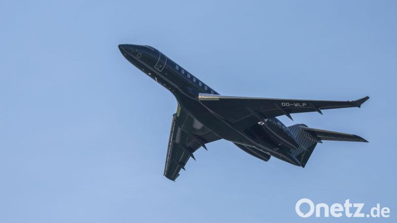 US-Präsident Donald Trump droht Kanada mit einem neuen Strafzoll, was wohl vor allem den Flugzeughersteller Bombardier treffen würde. (Symbolbild) Bild: Jan Woitas/dpa