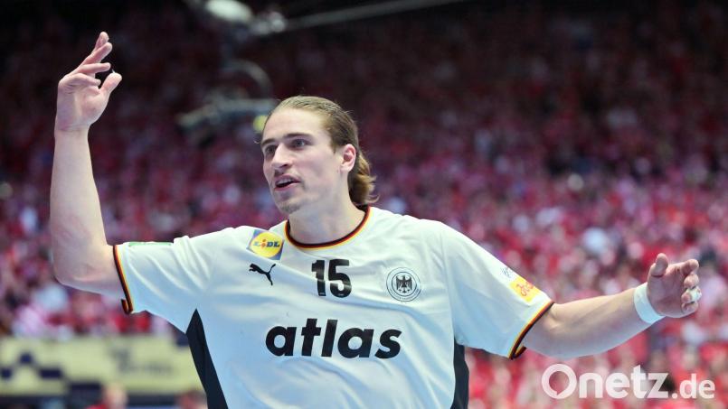 Handballer Juri Knorr kann die Kritik des kroatischen Trainers verstehen. Bild: Sina Schuldt/dpa