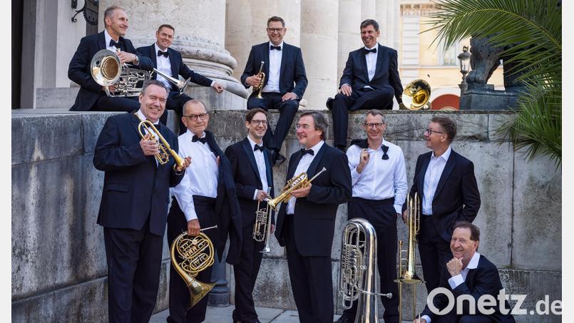 German Brass gastiert am 11. Juli zum 37. Rathauskonzert in Vohenstrauß. Der Kartenvorverkauf hat bereits begonnen. Bild: Frank Bloedhorn