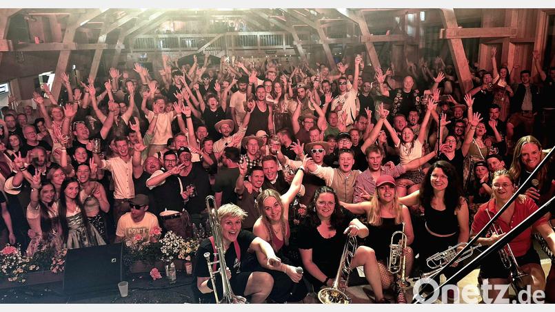 Brasspop bot der Headliner in der Kulturscheune Wirbenz: die Desparate Brasswives. Bild: whü